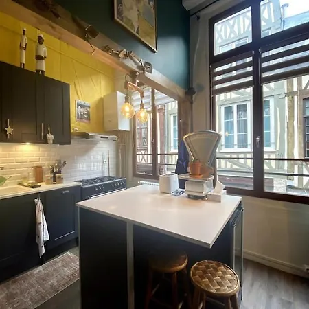 L'intemporel Duplex : Place Du Vieux Marche Rouen